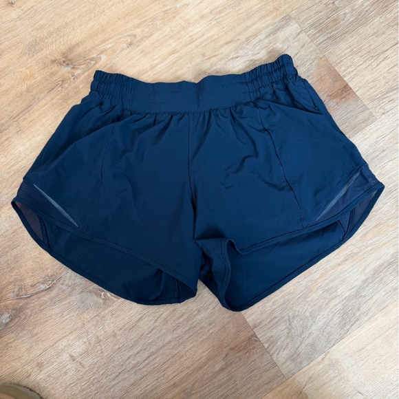 LuluLemon Navy Blue Running Shorts - Picture 2 of 3